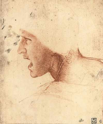 Head Of Warrior Eur A4 Photo Print