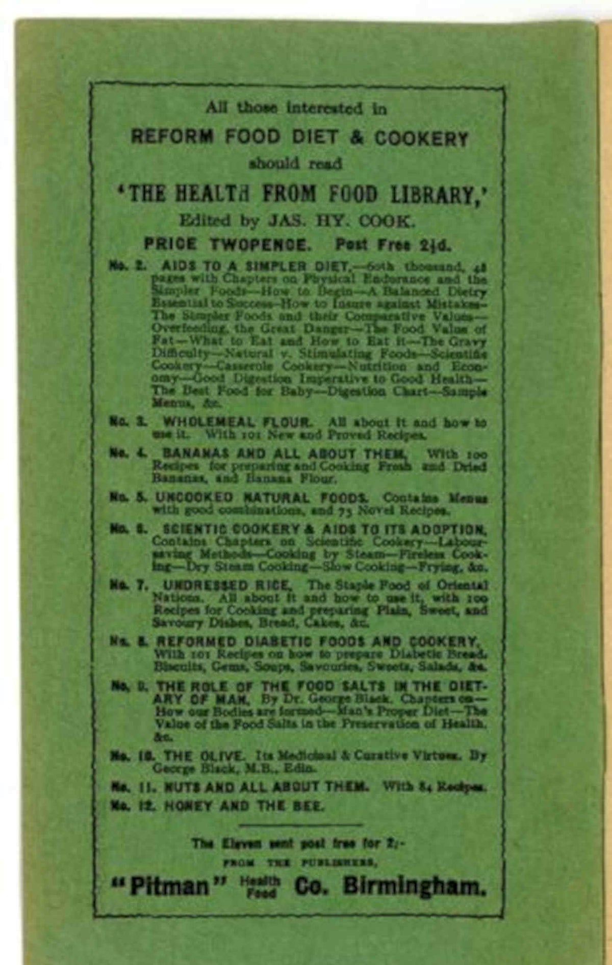 Health Food Library Vintage Retro Advert Poster A4 Photo Print