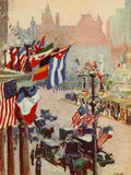 Heath Alice New York of Today 1917 The Plaza at 5th Ave A4 Photo Print