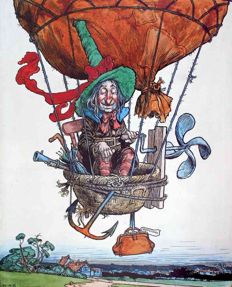 Heath Robinson 1170 Vintage Illustration A4 Photo Print