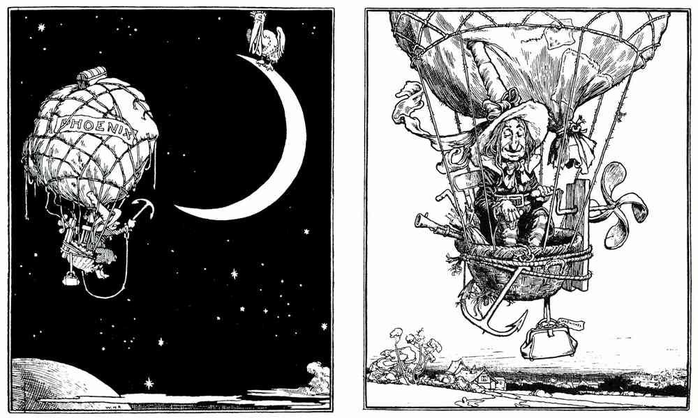 Heath Robinson 1174 Vintage Illustration A4 Photo Print