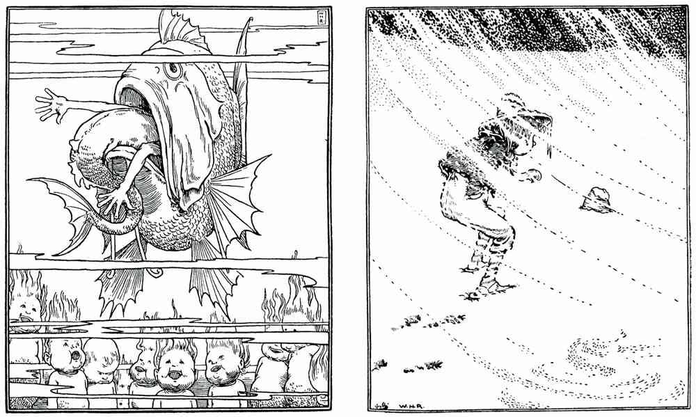 Heath Robinson 1185 Vintage Illustration A4 Photo Print