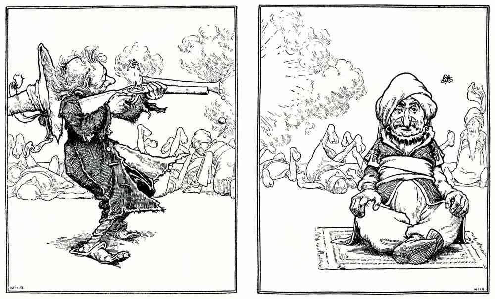 Heath Robinson 1193 Vintage Illustration A4 Photo Print