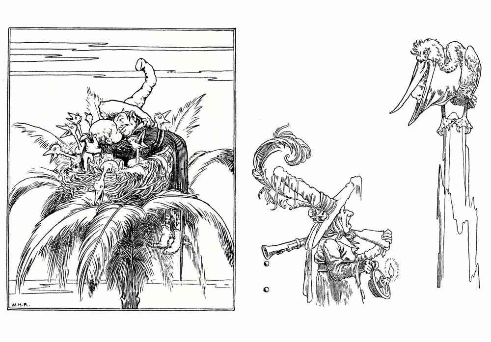 Heath Robinson 1196 Vintage Illustration A4 Photo Print