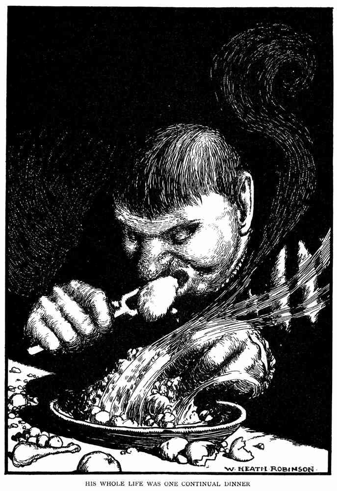 Heath Robinson 4104 Vintage Illustration A4 Photo Print
