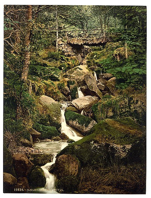 Hebers Ghyll Ilkley Vintage A4 Photo Print
