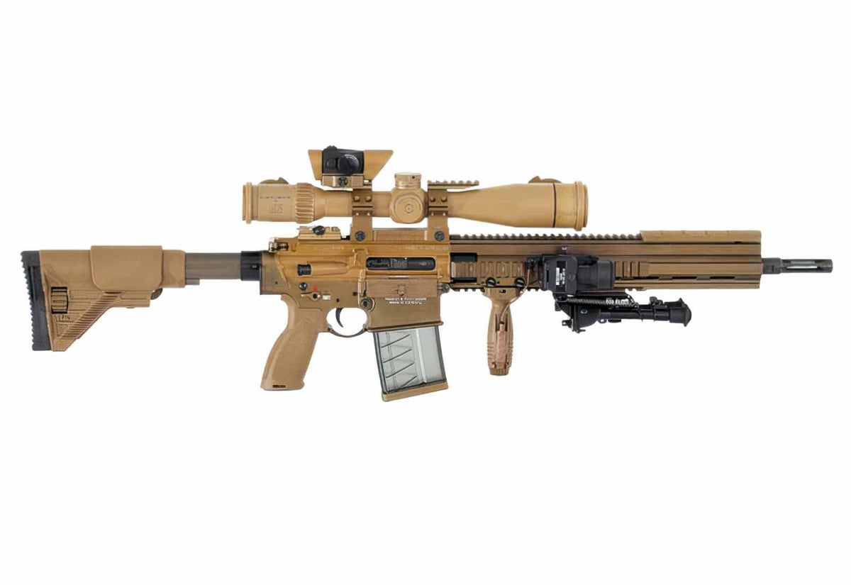 Heckler And Koch G28 Designated Marksman Rifle Germany A4 Photo Print