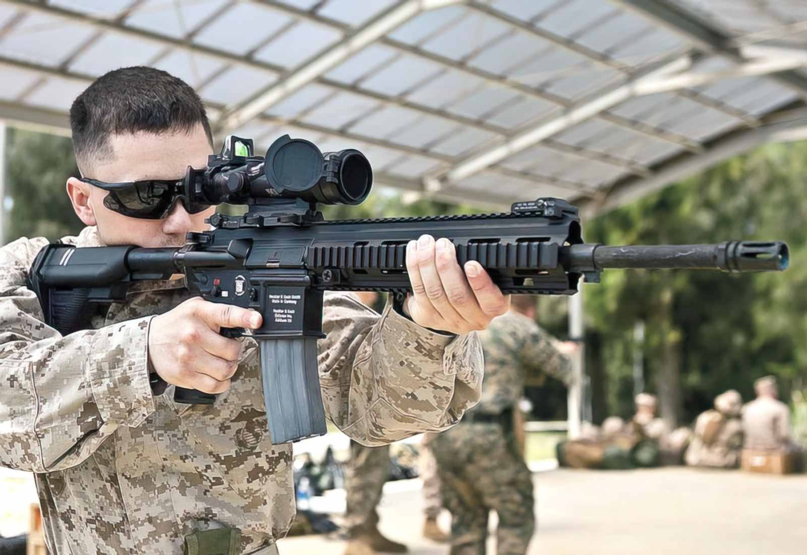 Heckler And Koch Hk M27 Infantry Automatic Rifle A4 Photo Print