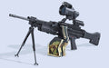 Heckler And Koch Hk Mg4 Light Machine Gun 2 A4 Photo Print