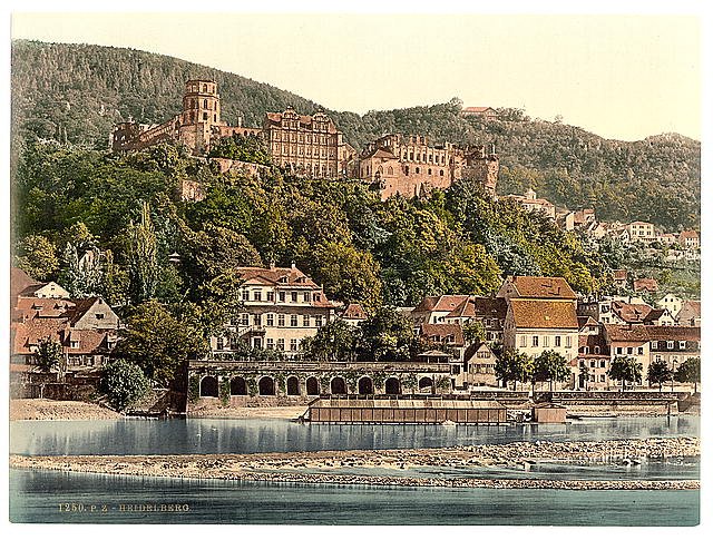 Heidelberg I Baden Vintage A4 Photo Print