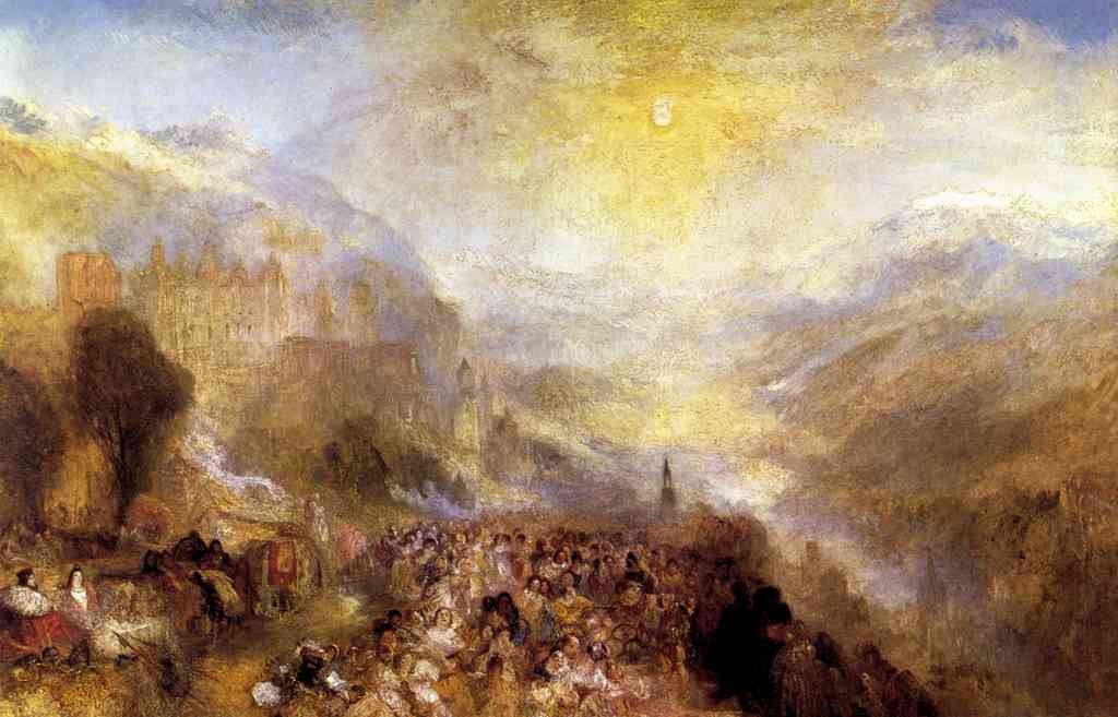 Heidelberg Joseph Mallord Turner A4 Photo Print