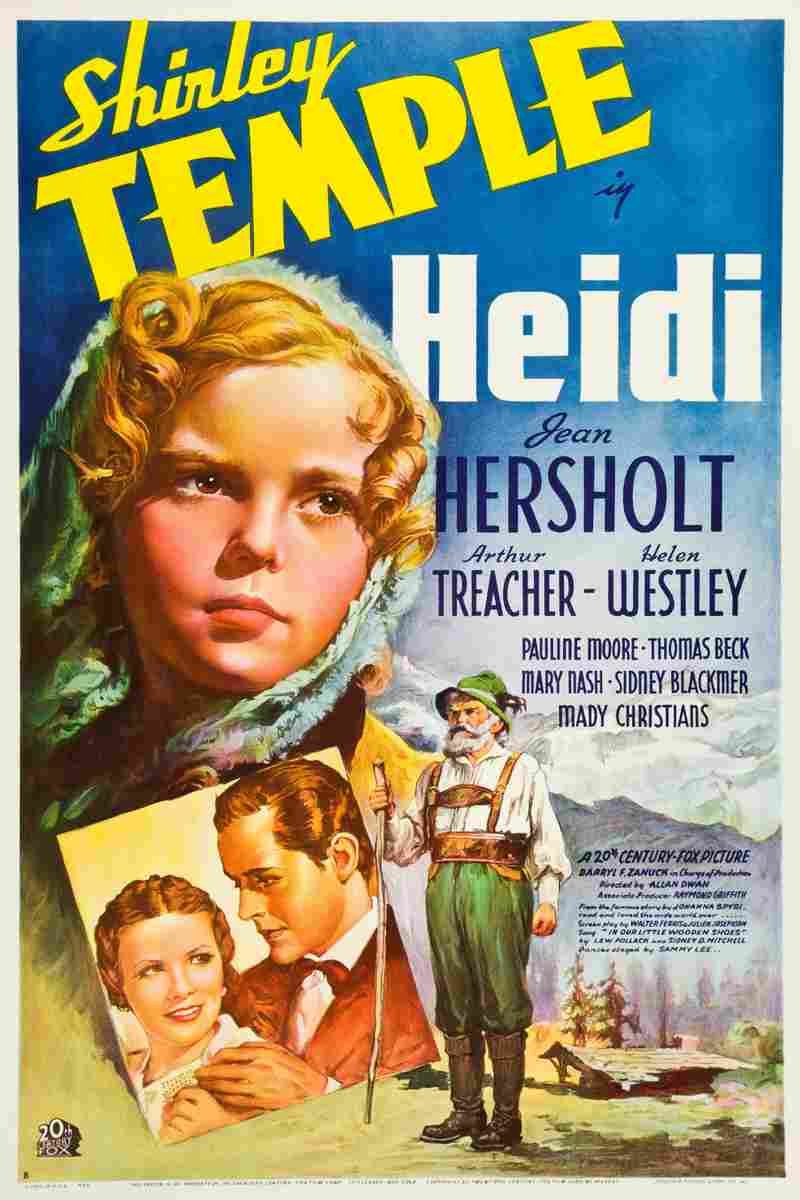 Heidi 1937 01  film star poster A4 Photo Print