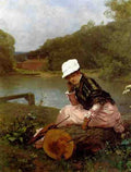 Heilbuth Ferdinand Faraway Thoughts A4 Photo Print