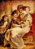 Helene Fourment With Two Of Her Children Rubens A4 Photo Print