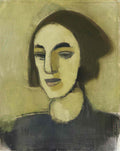 Helene Schjerfbeck girl from loviisa 1941 Art A4 Photo Print