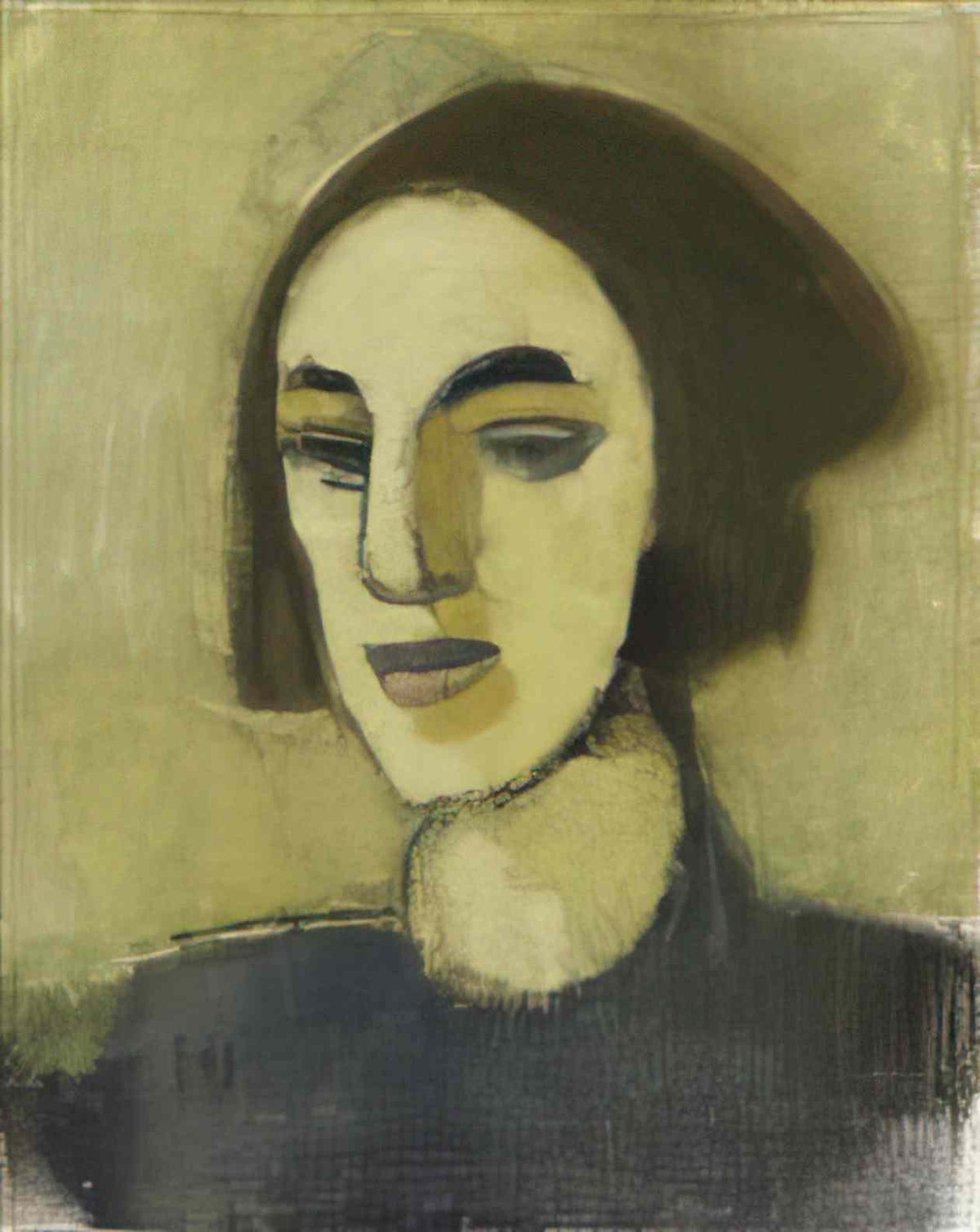 Helene Schjerfbeck girl from loviisa 1941 Art A4 Photo Print