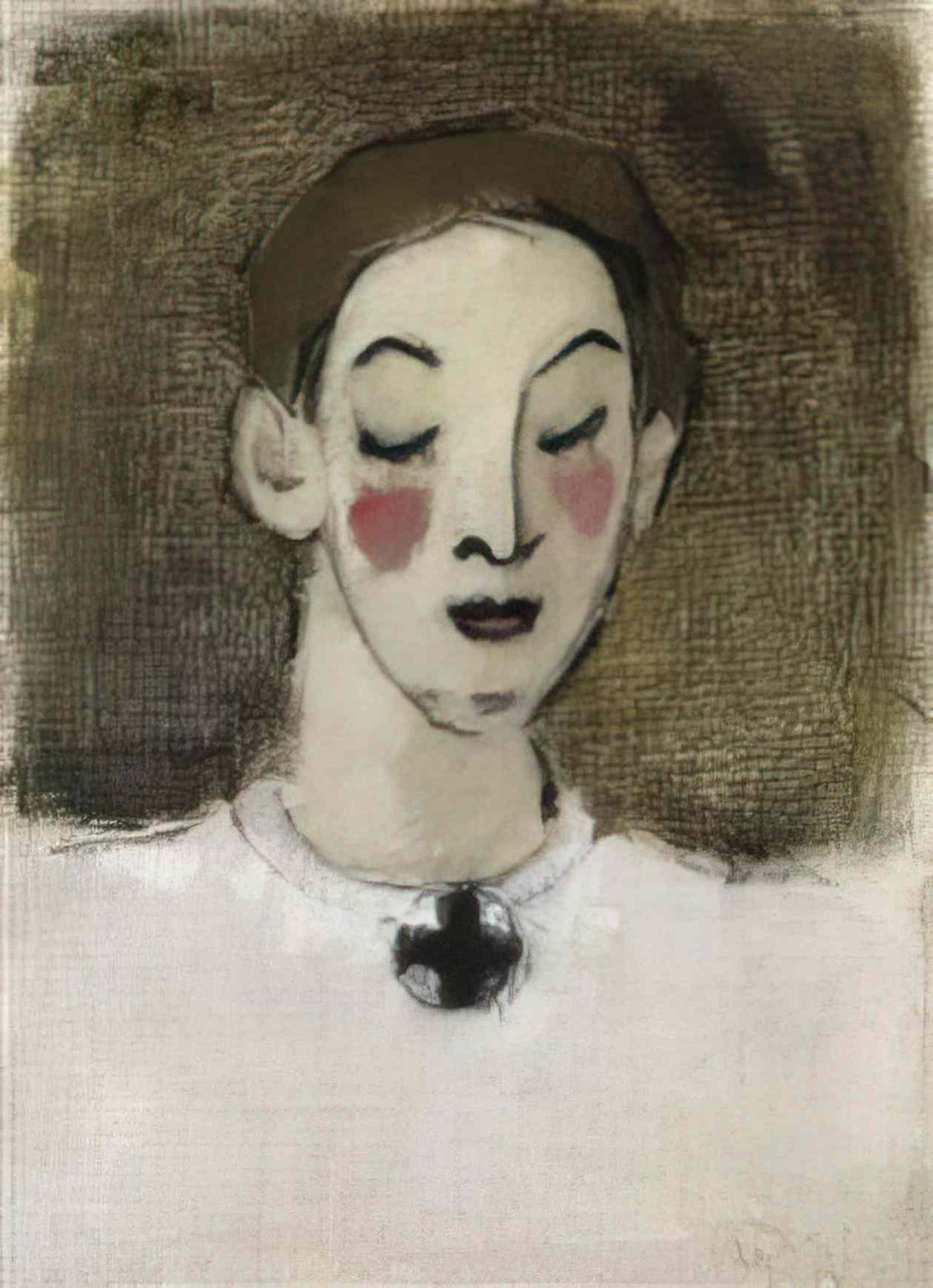 Helene Schjerfbeck nurse i kaija lahtinen 1943 Art A4 Photo Print