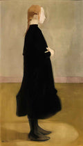 Helene Schjerfbeck school girl in black 1908 Art A4 Photo Print