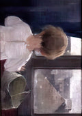 Helene Sofia Schjerfbeck flicknacke A4 Photo Print