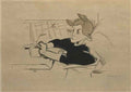 Helene Sofia Schjerfbeck arbetarflicka Art A4 Photo Print