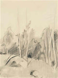 Helene Sofia Schjerfbeck flicka i blatt och brunt  portratt av inez Art A4 Photo Print