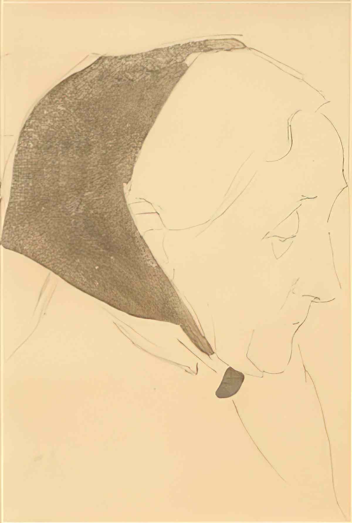 Helene Sofia Schjerfbeck hiidenvesi puita rannalla Art A4 Photo Print
