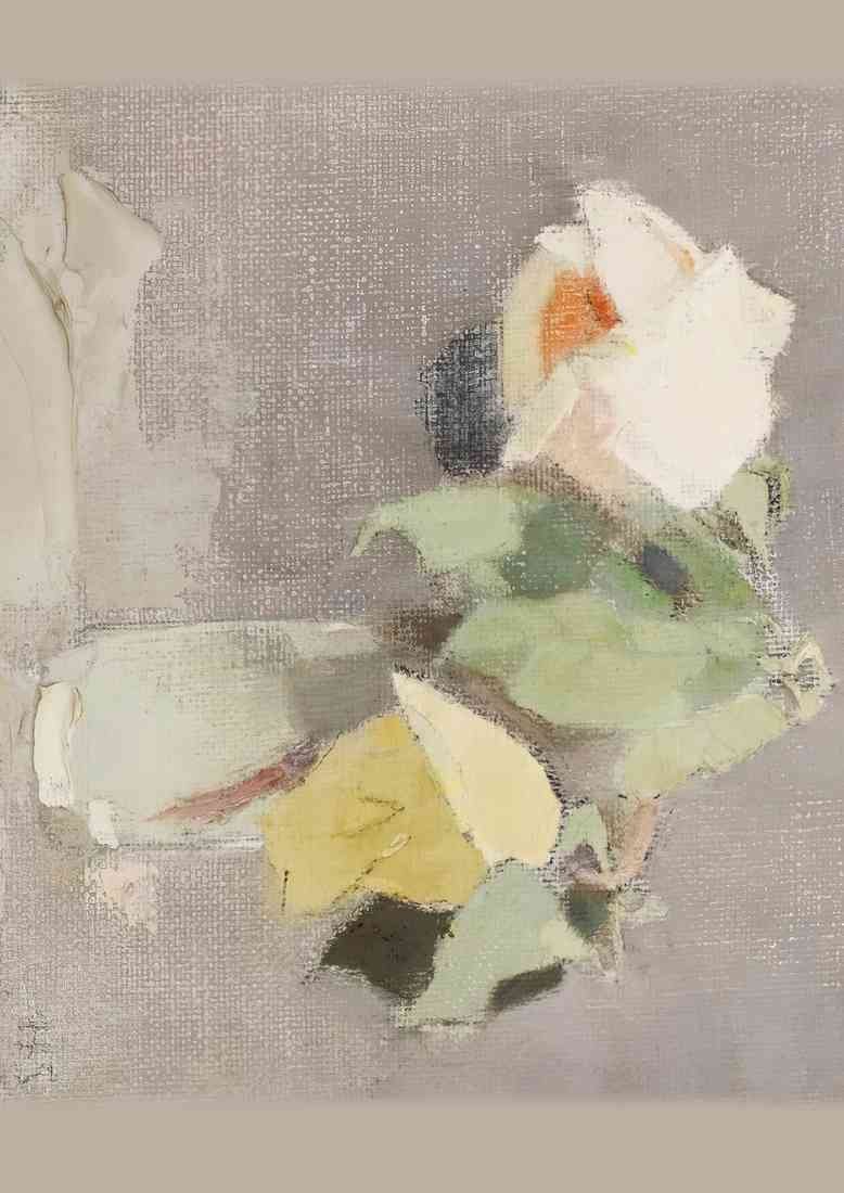 Helene Sofia Schjerfbeck painting yellow roses keltaisia A4 Photo Print