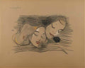 Helene Sofia Schjerfbeck karin flickan med de stora ögonen Art A4 Photo Print