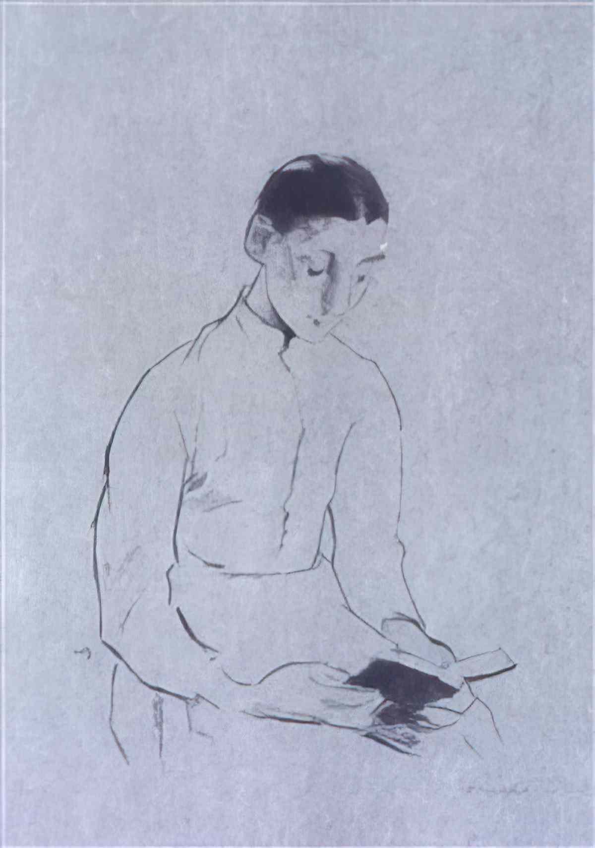 Helene Sofia Schjerfbeck konvalescenten 12 Art A4 Photo Print
