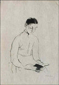 Helene Sofia Schjerfbeck konvalescenten 14 Art A4 Photo Print