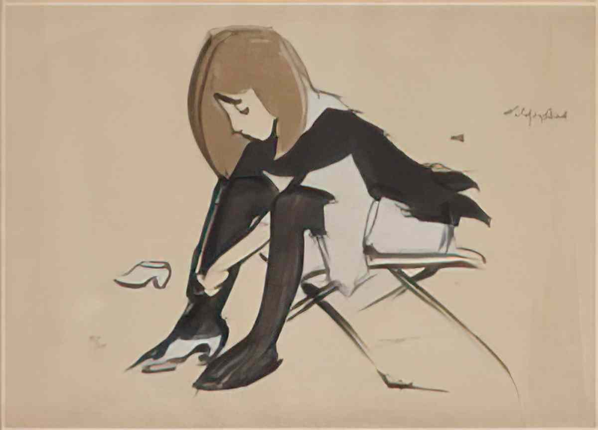 Helene Sofia Schjerfbeck konvalescenten 5 2 Art A4 Photo Print