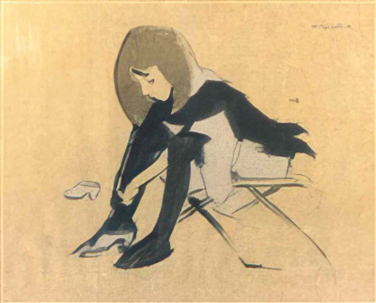 Helene Sofia Schjerfbeck konvalescenten 6 Art A4 Photo Print