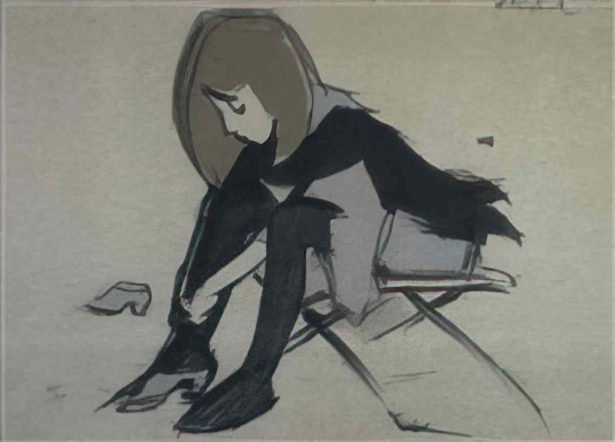 Helene Sofia Schjerfbeck konvalescenten 7 Art A4 Photo Print