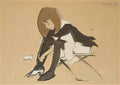 Helene Sofia Schjerfbeck konvalescenten 9 Art A4 Photo Print