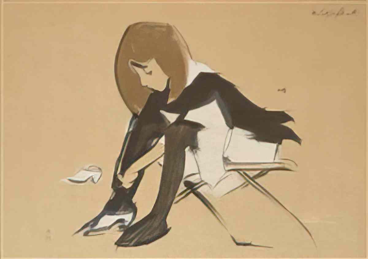 Helene Sofia Schjerfbeck konvalescenten 9 Art A4 Photo Print