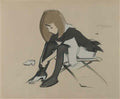 Helene Sofia Schjerfbeck kostymbild bagarens dotter 1938 Art A4 Photo Print