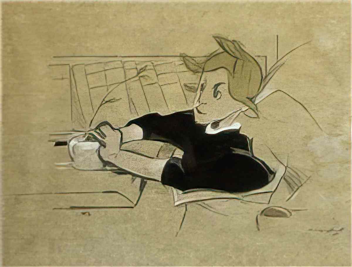 Helene Sofia Schjerfbeck maisema  landskap Art A4 Photo Print