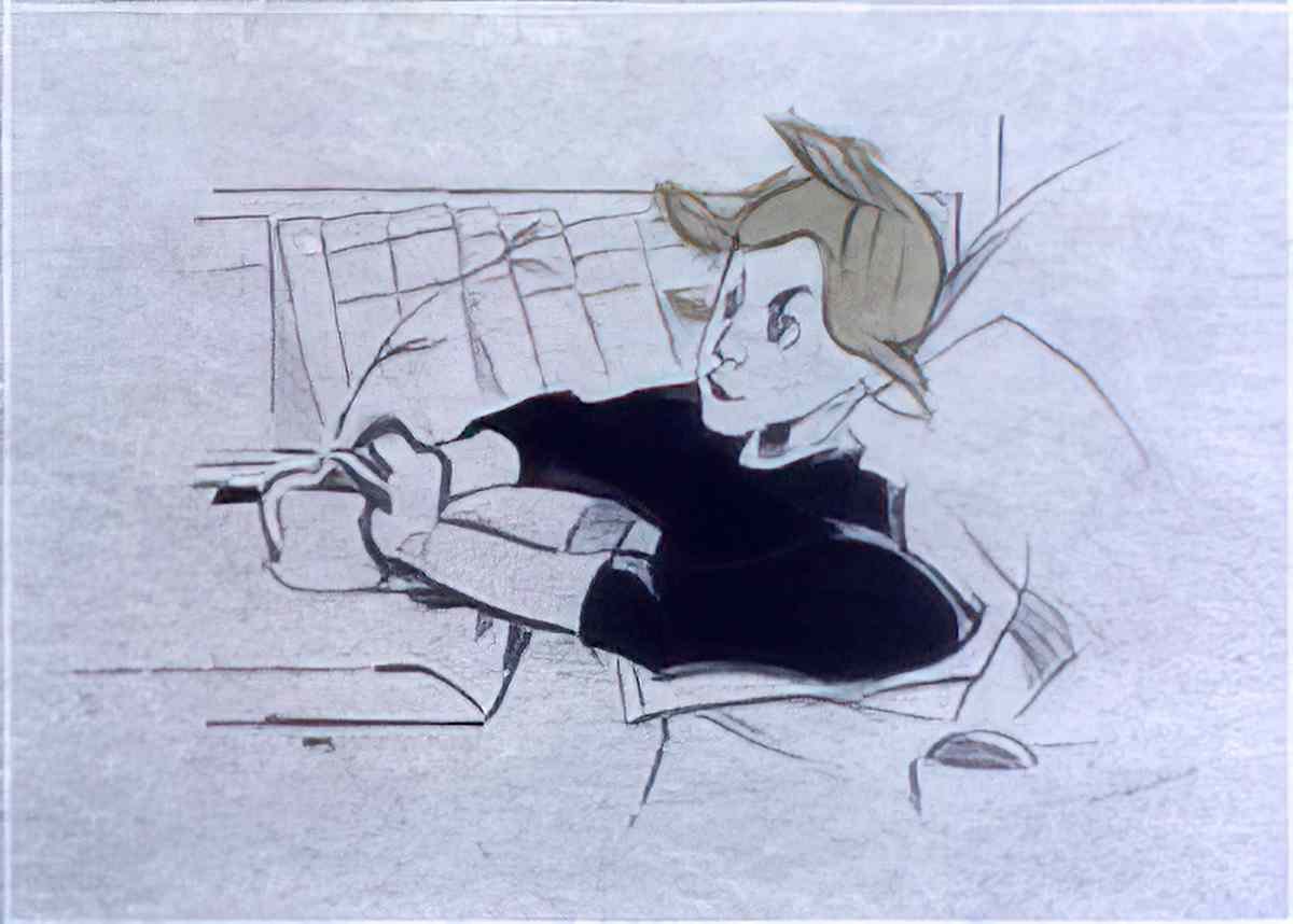 Helene Sofia Schjerfbeck muskettisoturi Art A4 Photo Print