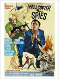 Helicopter Spies Man From Uncle Movie Poster Vintage Retro Advert Poster A4 Pho