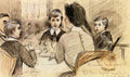 Helleu Paul Cesar A Family Dinner At The Ritz New York A4 Photo Print