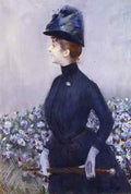 Helleu Paul Cesar La Femme Aux Fluers A4 Photo Print