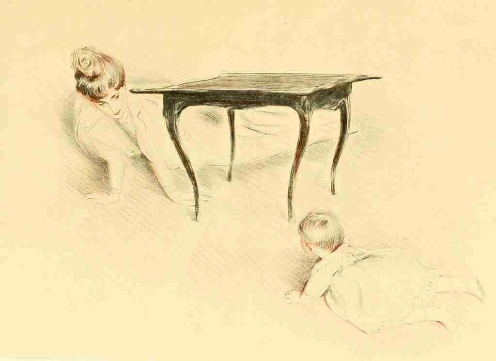 Helleu Paul Cesar Paul Helleu Peintre et Graveur 1913 Cache cache A4 Photo Print
