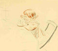 Helleu Paul Cesar Paul Helleu Peintre et Graveur 1913 Enfants Attables A4 Photo Print