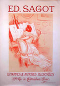 HelleuSagot Vintage Advert A4 Photo Print