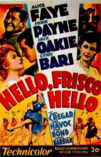 Hello Frisco Hello 01  film star poster A4 Photo Print