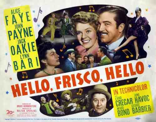  Hello Frisco Hello 02 film star poster A4 Photo Print
