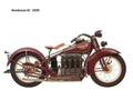 Henderson KJ 1929 motorbike A4 Photo Print