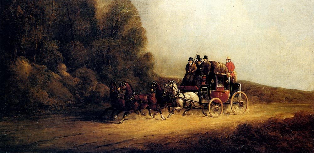 Hendreson Charles Cooper The London To Bath Royal Mail Art A4 Photo Print