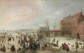 Hendrick Avercamp A Scene on the Ice near a Town A4 Photo Print