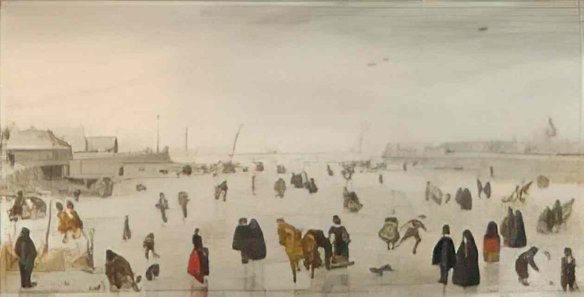Hendrick Avercamp Reni a scene on the ice Art A4 Photo Print
